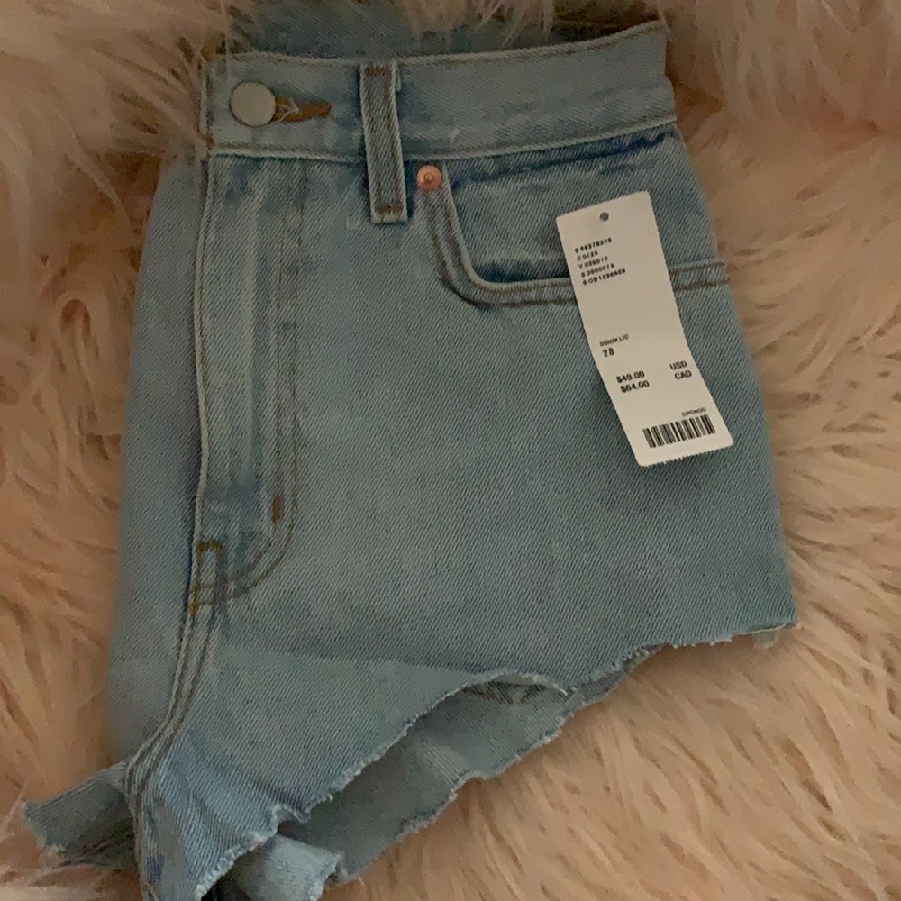 NWT BDG high rise cheeky denim short